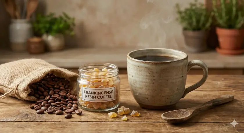 سر الصحة في كوب: القهوة العلاجية بالراتنج لبان الدكر